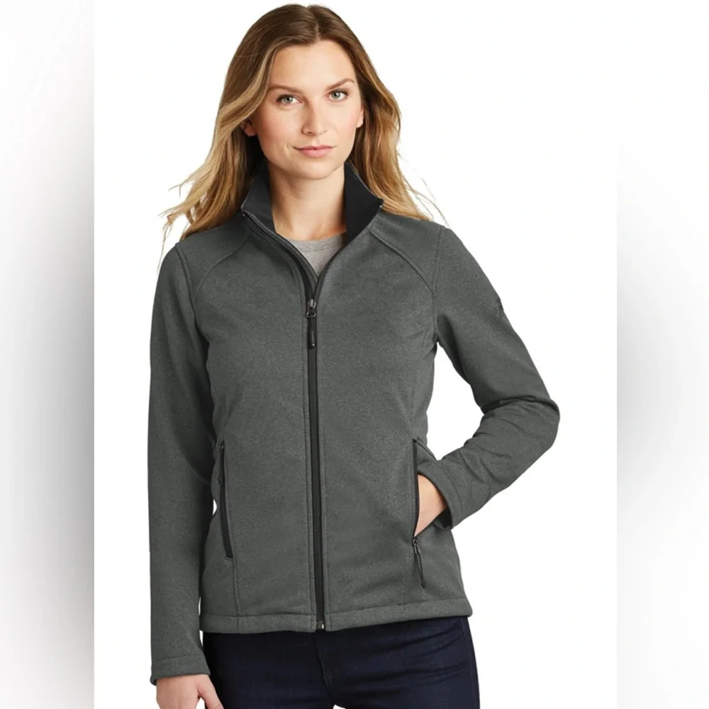 The North Face Softshell Apex Jacket#A4L4 Gray - Picture 2 of 7